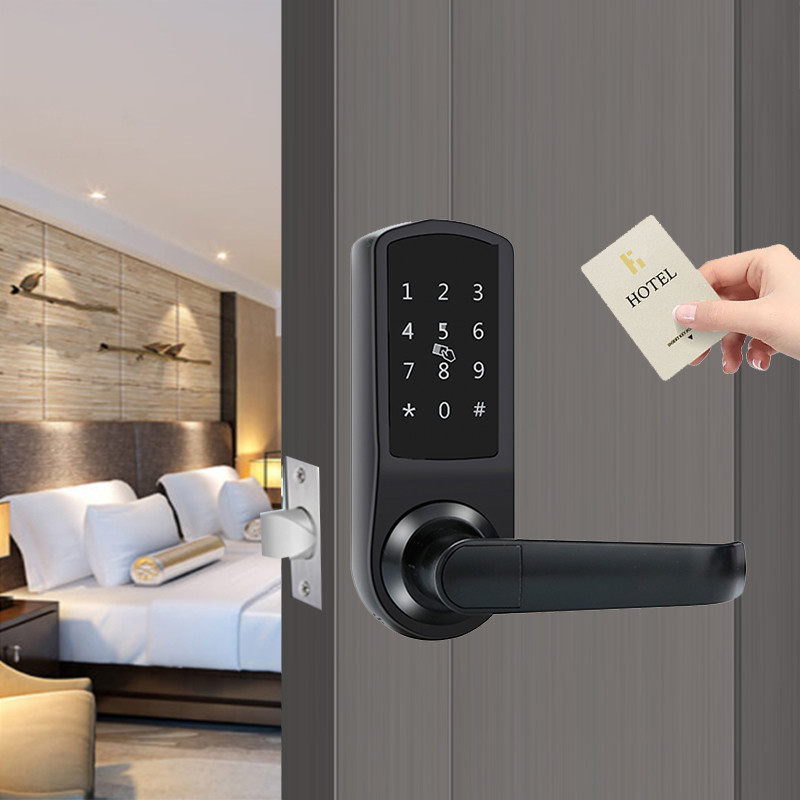 Single Latch Deadbolt TTlock App Controlled Door Locks with Password Card Key