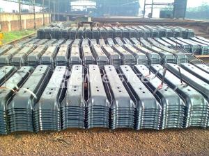 China High Strength Railway Steel Sleepers For Railway Steel Tracks factory