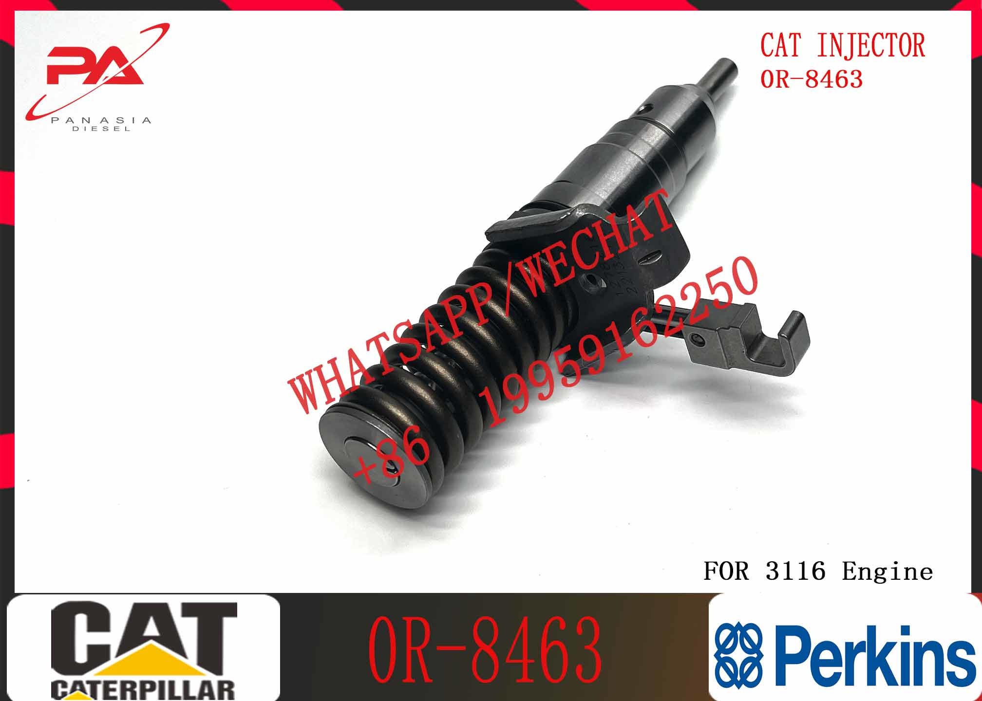 Excavator Injector 127-8230 0R-8463 7E-6193 105-1694 0R-8682 9Y-4982 for 3116 Diesel Engine Parts Nozzle Assembly