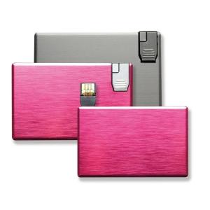 China USB Metal Flash Card 1/2/4/8GB with Printing Logo factory