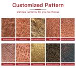 304 316 Stainless Steel Hand Hammered Lentil Pattern Texture Metal Sheet