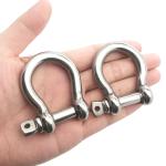 General Industry Stainless Steel Wire Rope Accessory Shackle Bow Dee Shape with