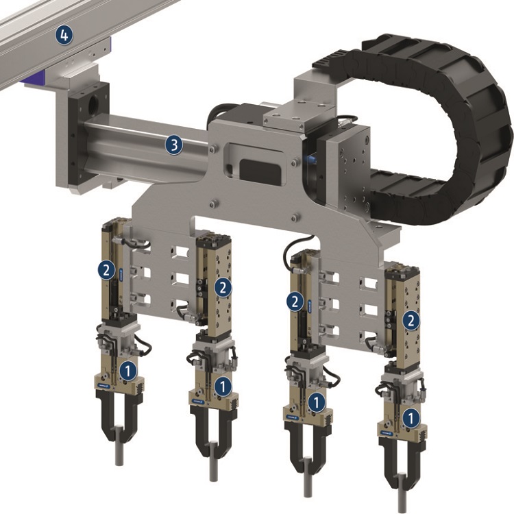 PGN-plus robot gripper and universal robot spare parts for gripper schunk