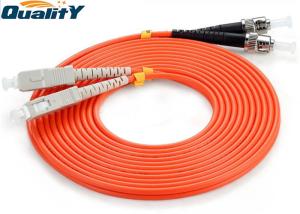 China OM2 ST SC Multimode Duplex Fiber Patch Cord factory