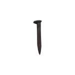 L- Shaped Head Oxygen Black Carbon Steel Dog Rail Spike For Wooden Sleeper