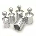 CNC Custom Milling Parts Hardness Metal Hardware Parts Silver ISO9001