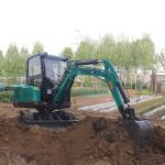 Saving Energy Compact Digger 4.4km/H Home Mini Excavator Machine