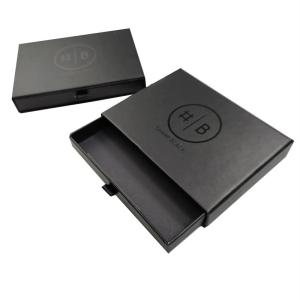 China Rigid Boxes Customized Luxury Folding Black Cardboard Magnetic Black Gift Box with Sponge Liner factory