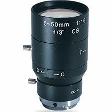 China 5-50mm manual iris lens factory