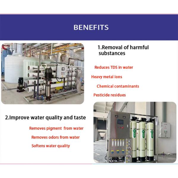 Salt Desalination Rate ≥97% Metal / Plastic Water Purification Equipment With High Efficiency