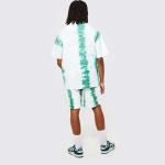 Flexible Casual Two Piece Suit Short Sleeve Digital Printing