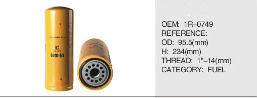 High Quality Diesel Engine Fuel Filter 1R-0749For CATERPILLAR Truck Generator 1R0749