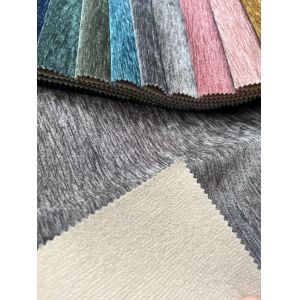 Wrinkle Resistant Chenille Sofa Fabric 500gsm For Wildely Use