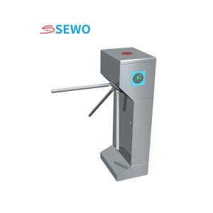 China 30people/min Automated Turnstiles , Tripod Security Turnstile Gate With RFID Card Reader factory