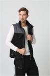Indoor Mens Safety Vest With Mobile Phone Compartments