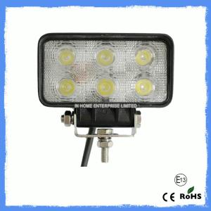 China 18 W 1650LM Flood Beam LED Work Lamps , Led Truck Work Lights IP67 factory