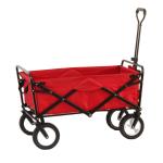 Supermarket Heavy Duty 4-Wheel Steel Trolley Cart for Outdoor Camping and Beach