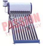 100L Vacuum Tube Solar Water Heater Glass Tubes For Family White Color