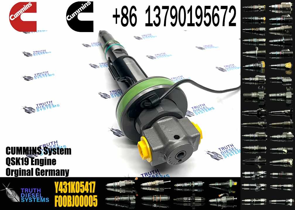 Y431K05417 QSK19 Diesel Engine Common Rail Fuel Injector Y431K05558 4964171