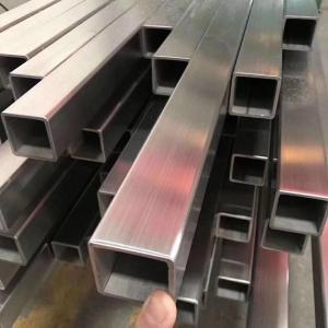 China ERW  EFW Welded Stainless Steel Square Tube / Stainless Steel Rectangle Pipe Tube Grade 201 304 316L 321 on sale