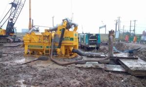 China RMT200 Drilling Mud Desander Mini Bored Piling Machine Mud Desilter Cut Point 0.06mm factory