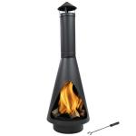 Steel Wood Burning Firepit Heavy Duty Fire Pits for Outdoor Patio Backyard