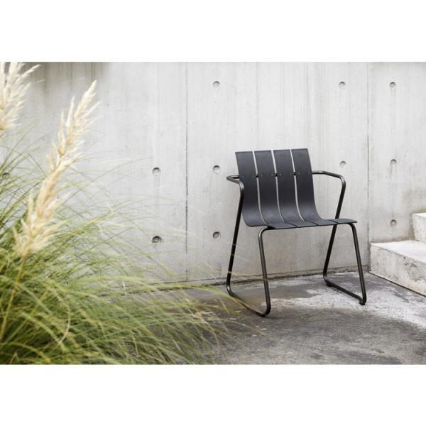 Metal Steel Garden Chair Set with Minimalist Design Plastic Wood Armchair by