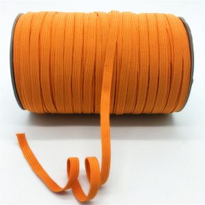 roll packing high elasticity flat elastic cord for note book color elastic band