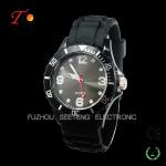 One of the most popular quartz silicone watches color customized for promotion