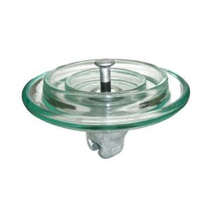 China Disc Glass Reinforced Plastic Suspension Insulator Blue Glass Electrical Insulators factory