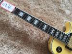 Custom guitar shop lp electric guitar Cream color 7 ply binding Ebony fingerboar