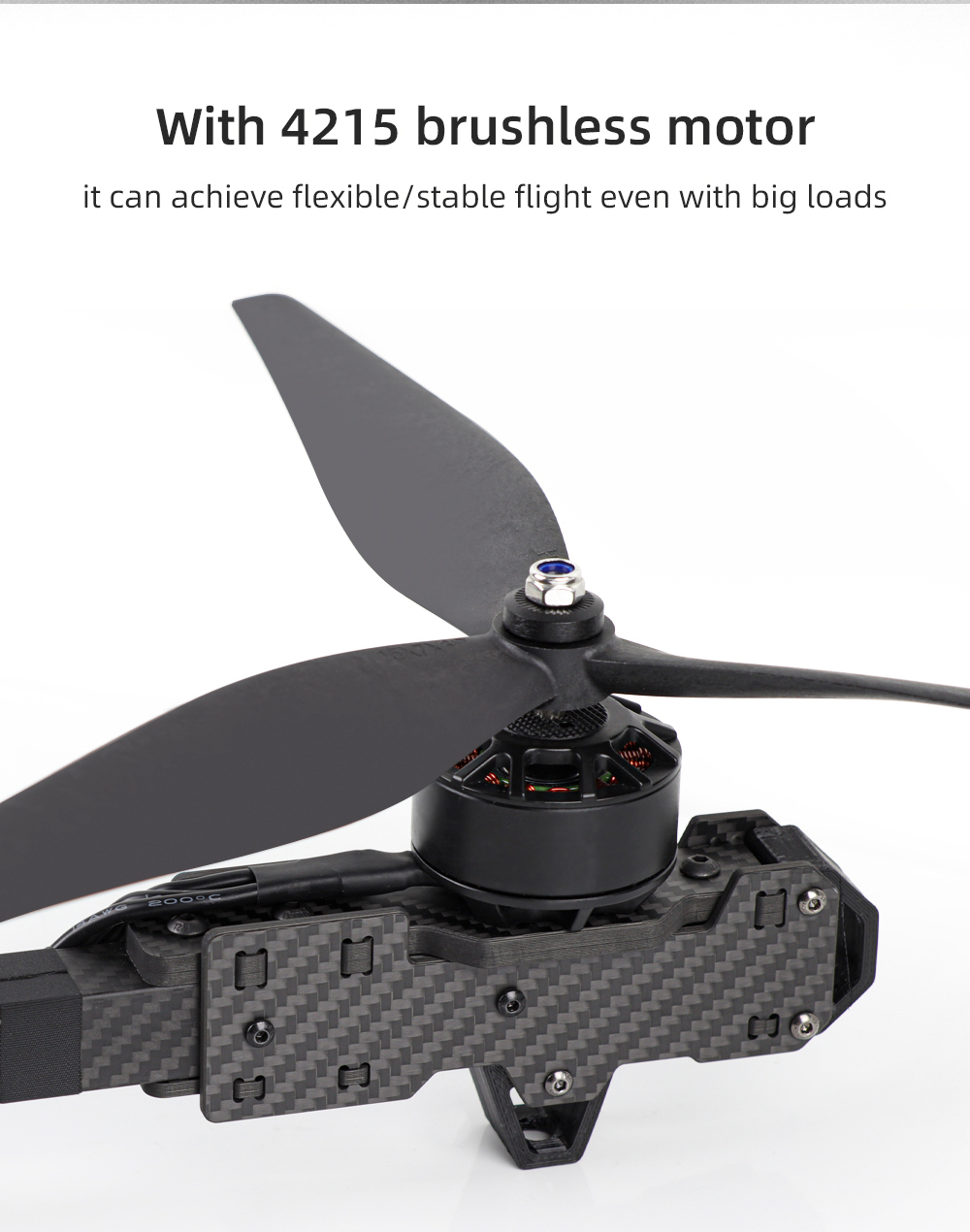 Long Distance 15inch Carbon Fiber Freestyle FPV Racing Drone Kit 1.6W 2W 3W
