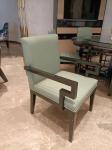 SGS Standard Ergonomic Design Wooden Hotel Chairs Four Star Hotel