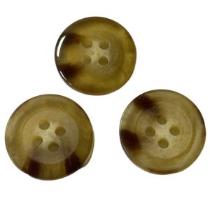 China 3/4&quot; Four Hole Plastic Fake Horn Coat Buttons ODM Color Use For Coat sweater factory