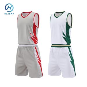China Pro-Grade Basketball Uniform Set with High Elasticity Fabric factory
