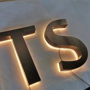 China The latest outdoor indoor acrylic backlit billboard electronic alphabet LED3d alphabet logo factory