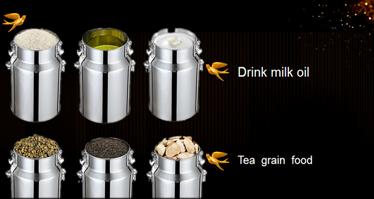 9 Litres Liquid Storage Tank No magnetic 201 Stainless Steel milk can