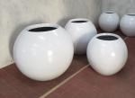 Strong Fiberglass Flower Pots Light Weight GRP Planter Box For Outdoor Indoor
