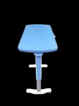 Gas Spring Hospital Bed Tray Table Adjustable Over Bed Table On Wheels