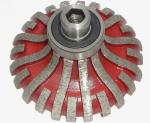 Metal Bond System Vacuum Brazed Router Bits F Shape For Portable Profile
