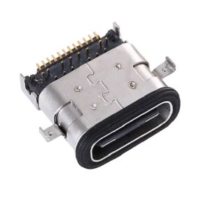 USB-31C-F-PF01 USB Type C Connector IP67 Waterproof Mid Mount 3.0 SMT Through