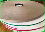 Food Grade Paper Roll Solid Black / Solid Green 15MM Width Slit Kraft Paper For