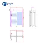 Face Recognition Full Body Turnstile Brushless Motor 40W 100W