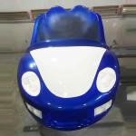 Mini Amusement Bumper Cars Fiber Glass Material CE ISO Certification