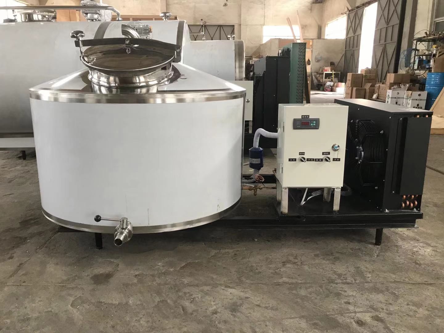 SS304 500 Litre Milk Tank With Food Grade Material