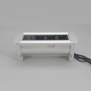 CE approval multimedia EU power hidden table top power outlet