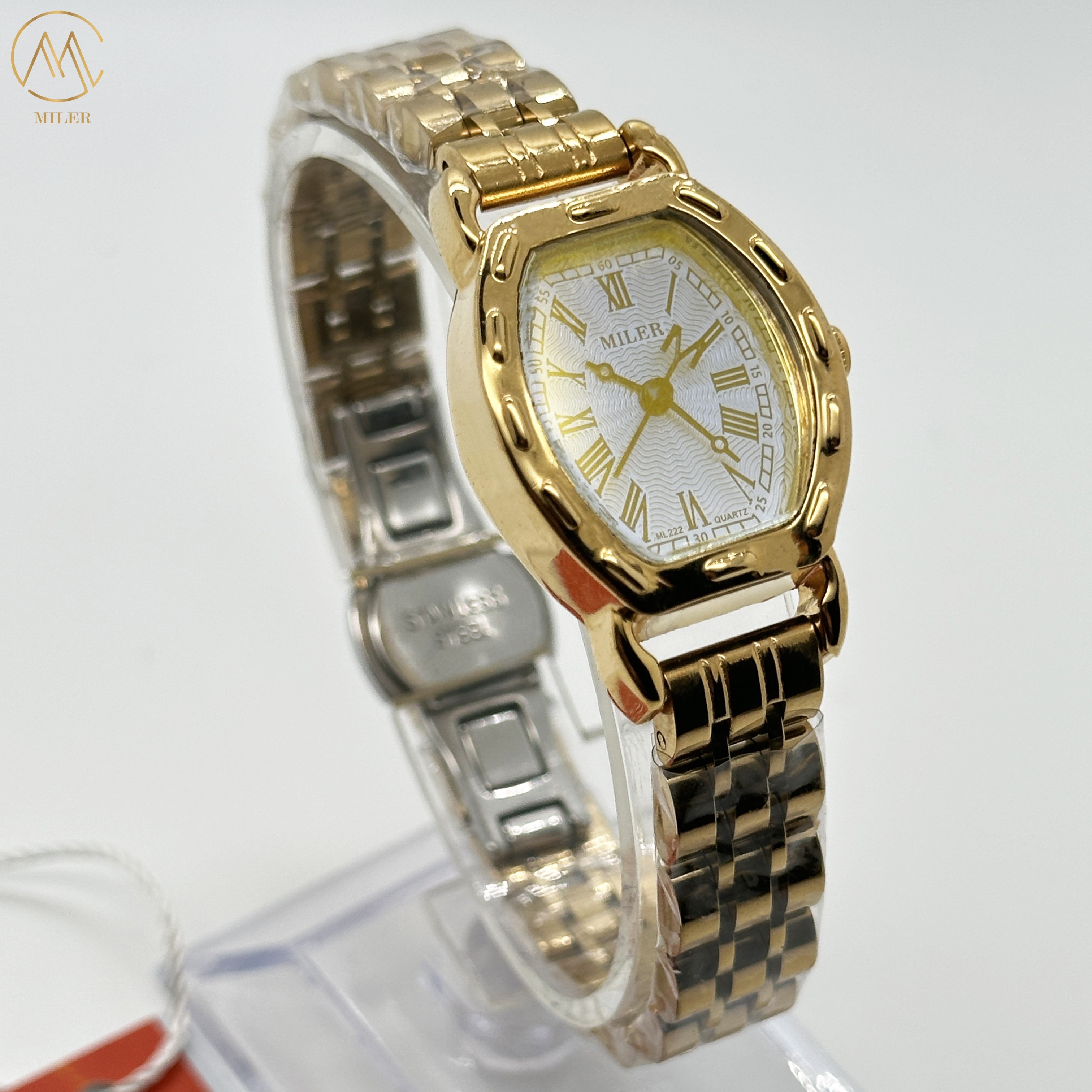 Luxury Design Fashion Watch for Women Stainless Steel Strap Gift Watch