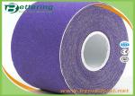 Elastic Athletic Kinesiology Physiotherapy Tape , Colored Kinesiology Tape Knee