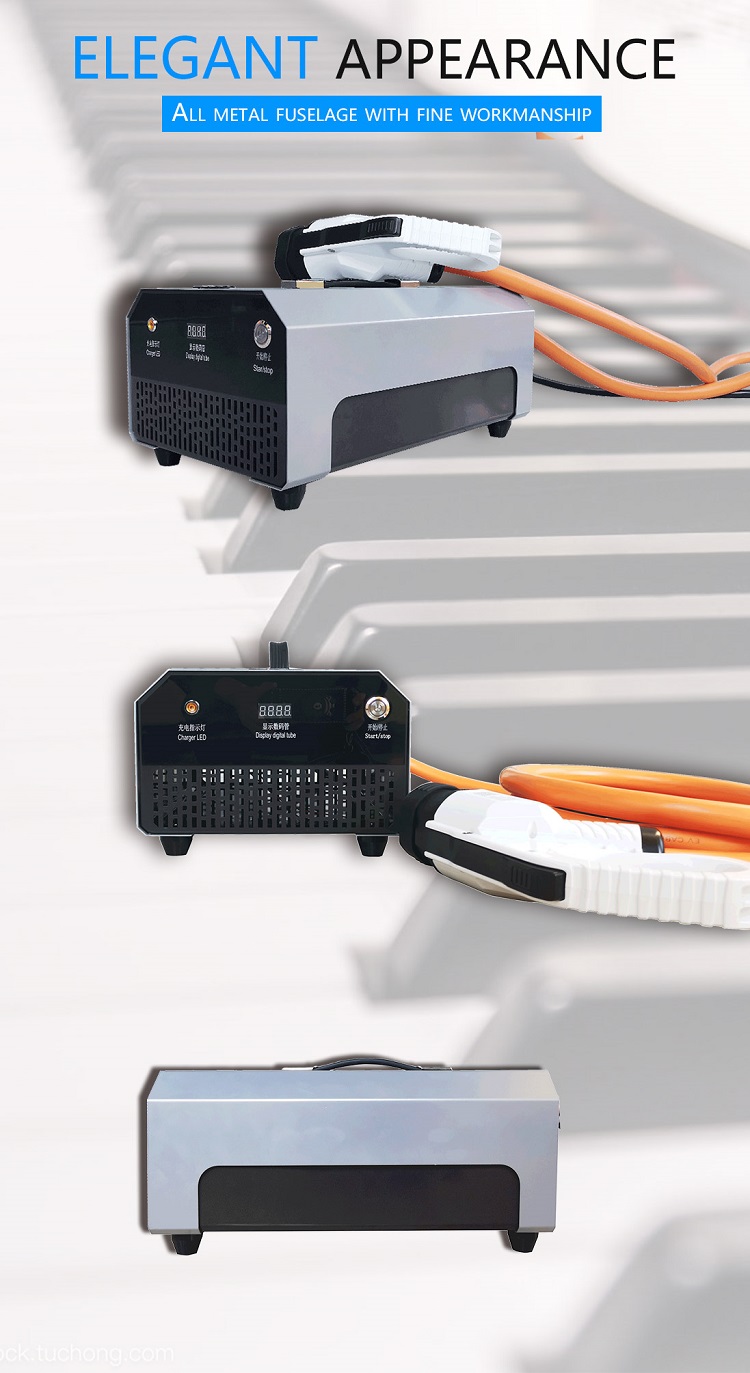 EN 61851 Standard 48V 3.3KW Fast Charge Electric Vehicle Portable EV DC Charger with CHAdeMO and CCS Connectors