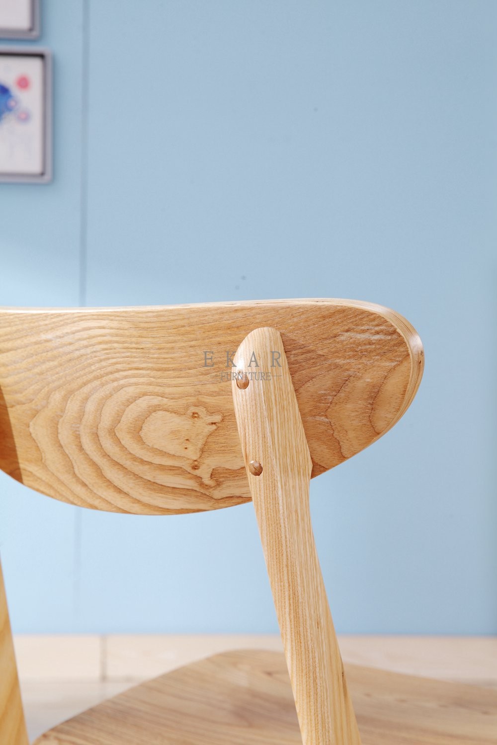Simple Style Solid Ash Wood Modern Wooden Dining Room Chair